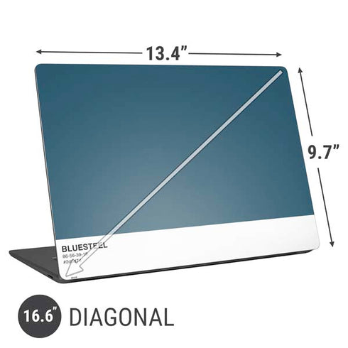 Bluesteel Color Palette Universal Laptop 16.6in (13.4 x 9.7in) Skin